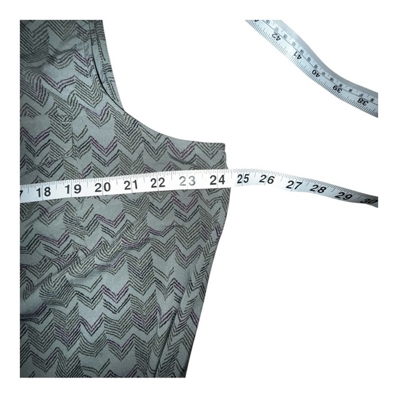 EDDIE BAUER Departure Sleeveless Shirt Dress - XXL Green (Sprig) Arrow Pattern - Picture 9 of 12